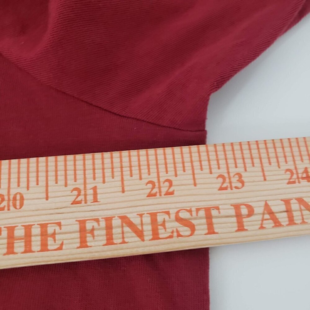 Life is Good Crusher Tee Snowflake Hearts Cotton Red Long Sleeve Womens Size XL - Picture 11 of 12